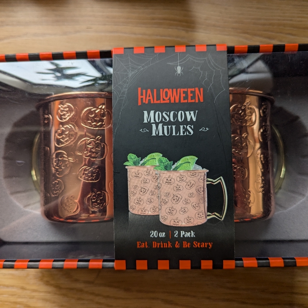 Halloween Moscow Mule Mugs